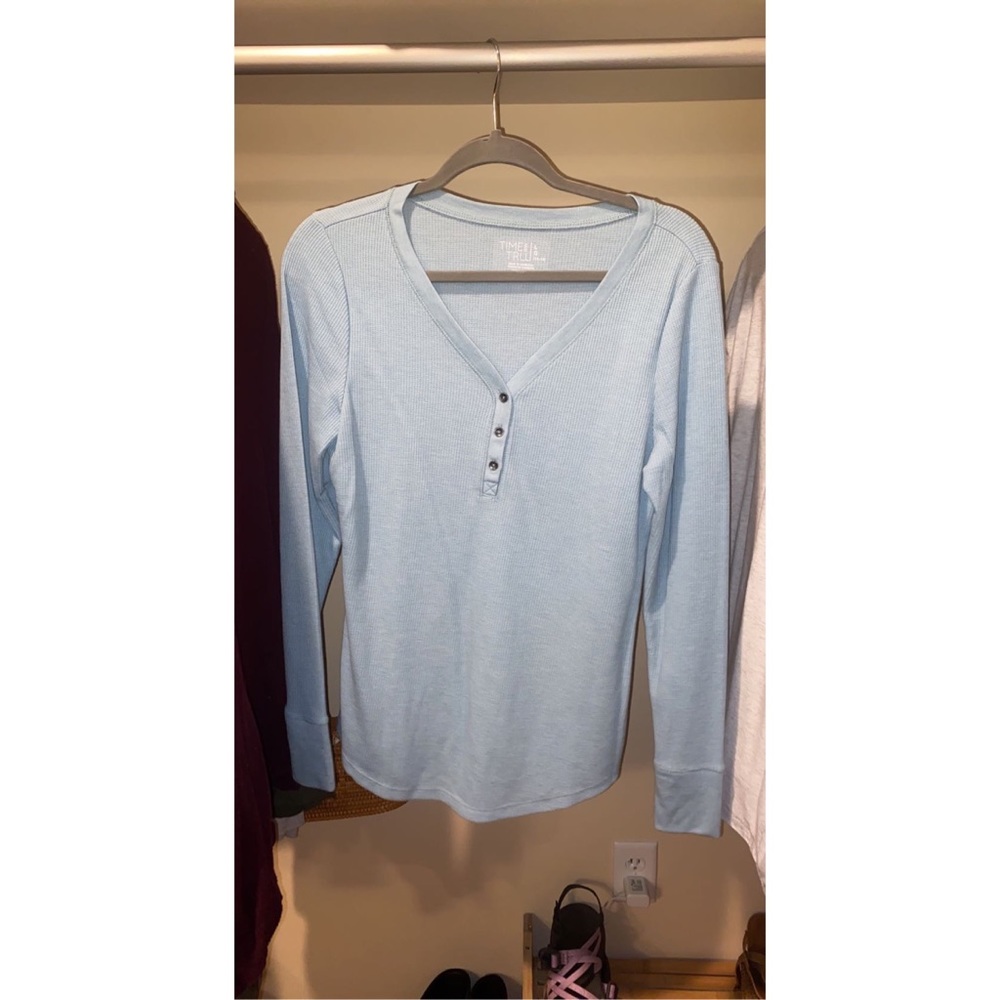 Long Sleeve Button Top